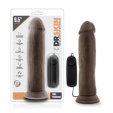 Dr. Skin - Dr. Throb Vibrator Met Zuignap 24 cm - Chocolate - PlayForFun