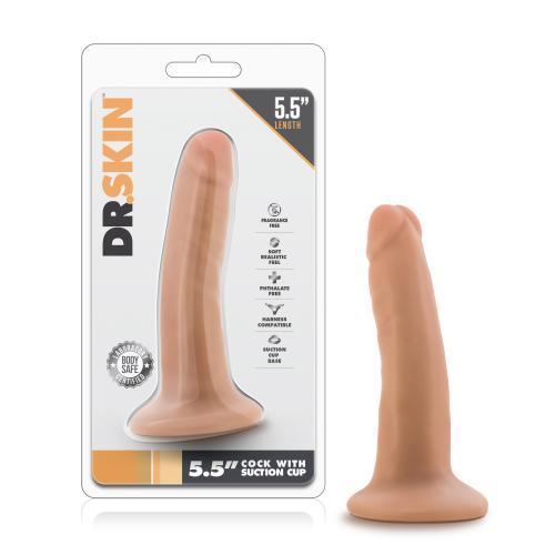 Dr. Skin - Realistische Dildo Met Zuignap 14 cm - Vanille - PlayForFun Dr. Skin - Realistische Dildo Met Zuignap 14 cm - Vanille - PlayForFun