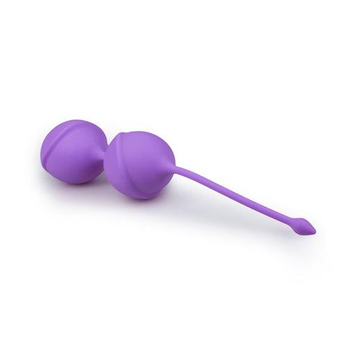 Dubbele vaginaballetjes - paars - PlayForFun Dubbele vaginaballetjes - paars - PlayForFun