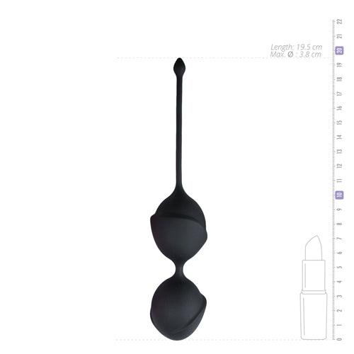 Dubbele vaginaballetjes - zwart - PlayForFun Dubbele vaginaballetjes - zwart - PlayForFun