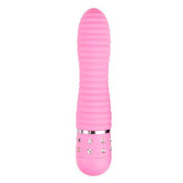 Easytoys Mini Vibrator Geribbeld - Roze - PlayForFun