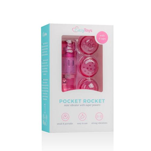 Easytoys Pocket Rocket - Roze - PlayForFun Easytoys Pocket Rocket - Roze - PlayForFun