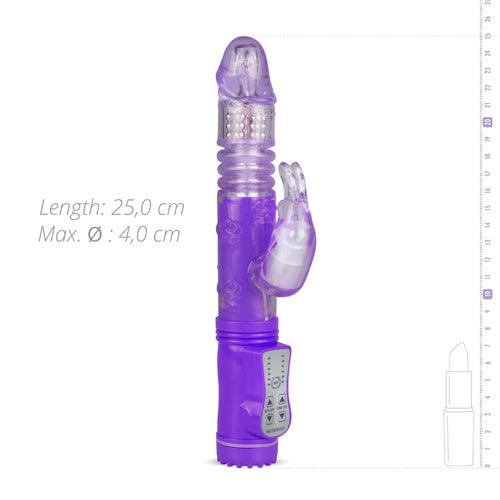 EasyToys Rabbit Vibrator - Paars - PlayForFun EasyToys Rabbit Vibrator - Paars - PlayForFun