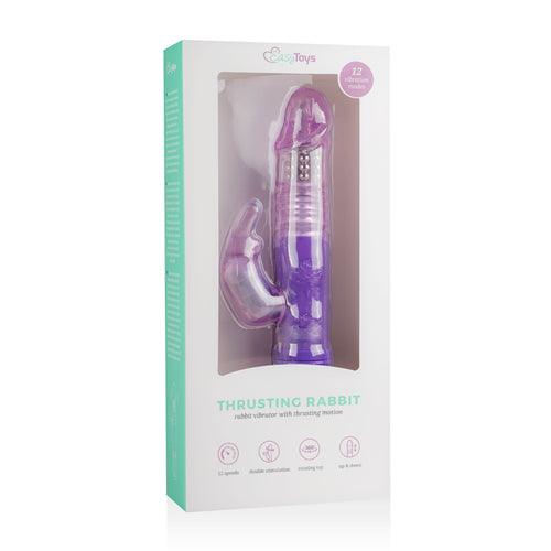 EasyToys Rabbit Vibrator - Paars - PlayForFun EasyToys Rabbit Vibrator - Paars - PlayForFun
