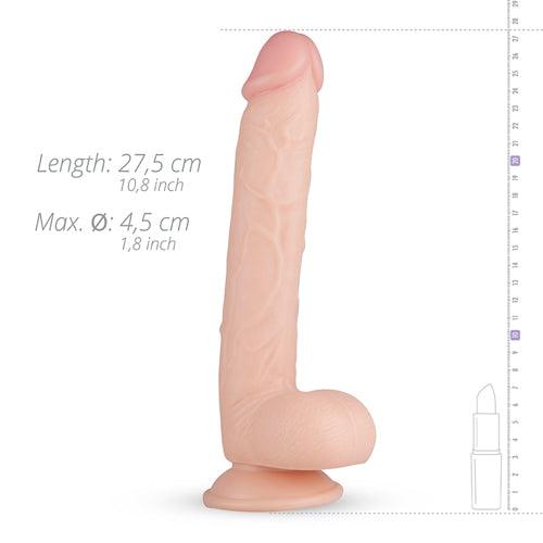 Elvin Realistische Dildo Met Balzak - 21 cm - PlayForFun Elvin Realistische Dildo Met Balzak - 21 cm - PlayForFun