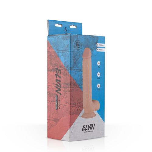 Elvin Realistische Dildo Met Balzak - 21 cm - PlayForFun Elvin Realistische Dildo Met Balzak - 21 cm - PlayForFun