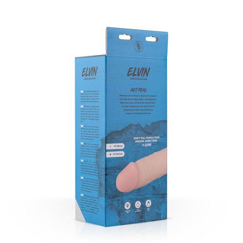 Elvin Realistische Dildo Met Balzak - 21 cm - PlayForFun Elvin Realistische Dildo Met Balzak - 21 cm - PlayForFun