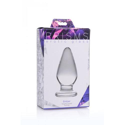 Ember Zware Glazen Buttplug - PlayForFun Ember Zware Glazen Buttplug - PlayForFun