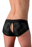 Envy Kanten Kruisloze Strap-On Harnas - Zwart - PlayForFun