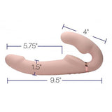 Evoke Opblaasbare en Vibrerende Strapless Strap-on - PlayForFun