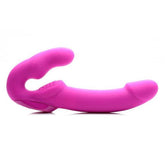 Evoke Vibrerende Strapless Strap-On - Roze - PlayForFun
