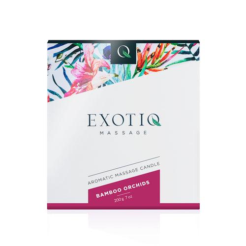 Exotiq Massagekaars Bamboe Orchideeën - 200g - PlayForFun Exotiq Massagekaars Bamboe Orchideeën - 200g - PlayForFun