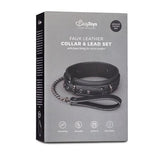 Fetish halsband met riem - PlayForFun