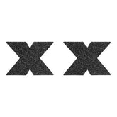 Flash Cross Tepelstickers - Zwart - PlayForFun