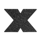 Flash Cross Tepelstickers - Zwart - PlayForFun