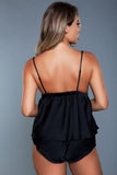 Gia 2-Delige Set - Zwart - PlayForFun