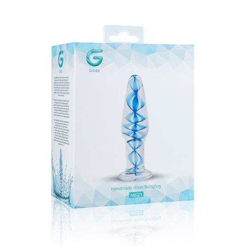 Glazen Buttplug No. 23 - PlayForFun Glazen Buttplug No. 23 - PlayForFun