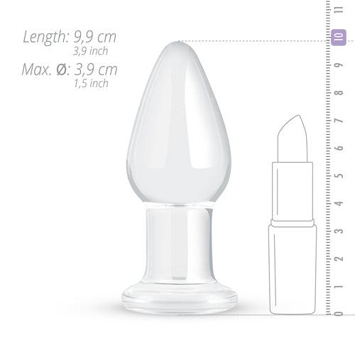 Glazen Buttplug No. 24 - PlayForFun Glazen Buttplug No. 24 - PlayForFun