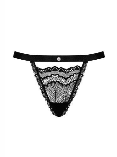 Isabellia Sexy Kanten String - Zwart - PlayForFun