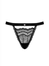 Isabellia Sexy Kanten String - Zwart - PlayForFun