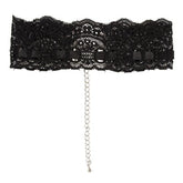 Kanten halsband - Zwart - PlayForFun