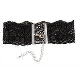 Kanten halsband - Zwart - PlayForFun