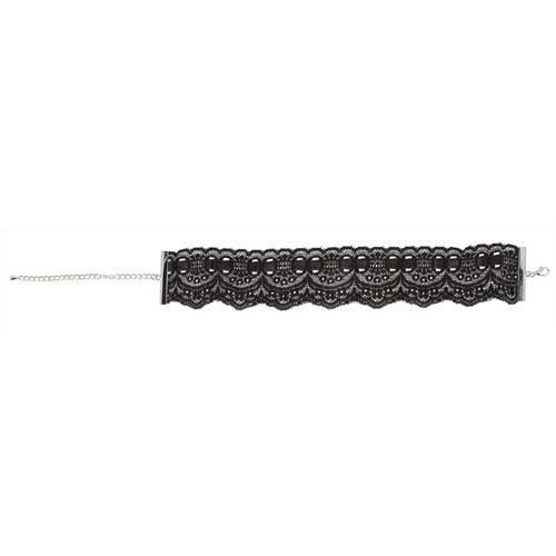 Kanten halsband - Zwart - PlayForFun Kanten halsband - Zwart - PlayForFun