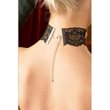 Kanten halsband - Zwart - PlayForFun