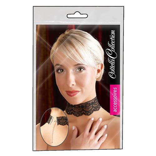 Kanten halsband - Zwart - PlayForFun Kanten halsband - Zwart - PlayForFun
