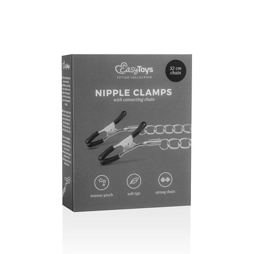 Klassieke Tepelklemmen Met Ketting - PlayForFun Klassieke Tepelklemmen Met Ketting - PlayForFun