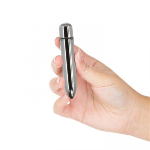 Krachtige Bullet Vibrator - Platinum - PlayForFun Krachtige Bullet Vibrator - Platinum - PlayForFun