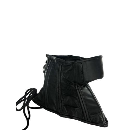 Lederen bondage nekcorset - PlayForFun
