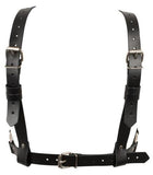 Leren Harnas met Metalen Ringen - PlayForFun