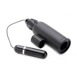 Lightning Stroke Masturbator Met Bullet Vibrator - PlayForFun
