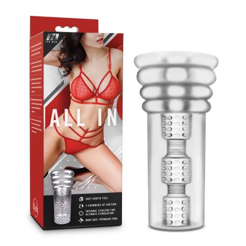 M for Men - All In Masturbator - Transparant - Mond - PlayForFun M for Men - All In Masturbator - Transparant - Mond - PlayForFun