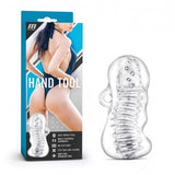 M for Men - Hand Tool Masturbator - Transparant - PlayForFun