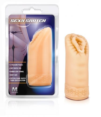 M for Men - Sexy Snatch Masturbator - Beige - PlayForFun M for Men - Sexy Snatch Masturbator - Beige - PlayForFun