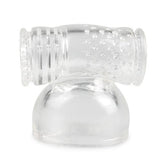 Masturbator Wand Attachment - Clear - PlayForFun