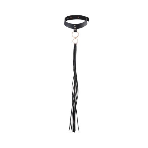 MAZE Choker Met Flogger - PlayForFun