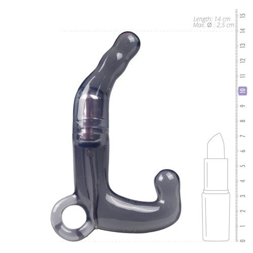 Men's Pleasure Wand Prostaat Vibrator - Zwart - PlayForFun Men's Pleasure Wand Prostaat Vibrator - Zwart - PlayForFun