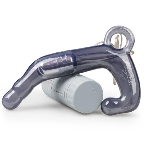 Men's Pleasure Wand Prostaat Vibrator - Zwart - PlayForFun Men's Pleasure Wand Prostaat Vibrator - Zwart - PlayForFun