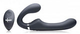 Mighty Rider Vibrerende Strapless Strap-On - Zwart - PlayForFun