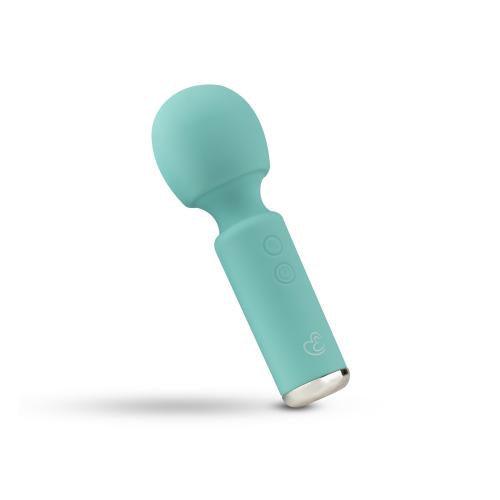 Mini Vibe Wand Vibrator - Aqua - PlayForFun