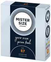 MISTER.SIZE 57 mm Condooms 3 stuks - PlayForFun