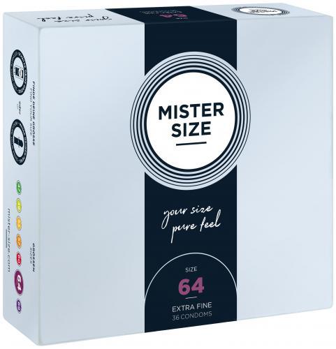 MISTER.SIZE 64 mm Condooms 36 stuks - PlayForFun MISTER.SIZE 64 mm Condooms 36 stuks - PlayForFun