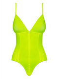 Neonia Opvallende Body Met Rits - Neon Geel - PlayForFun