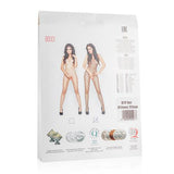 Net bodystocking met grote gaten - Zwart - PlayForFun