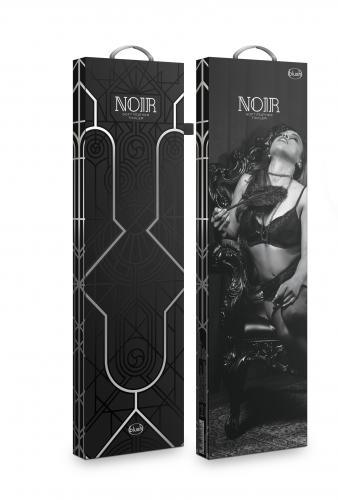 Noir - Lange Kietelaar Met Veren - Zwart - PlayForFun Noir - Lange Kietelaar Met Veren - Zwart - PlayForFun