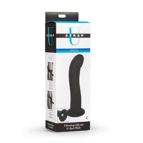 Onyx Vibrerende Siliconen G-spot Dildo - PlayForFun Onyx Vibrerende Siliconen G-spot Dildo - PlayForFun