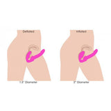 Opblaasbare Strapless Strap-on met Afstandsbediening - PlayForFun